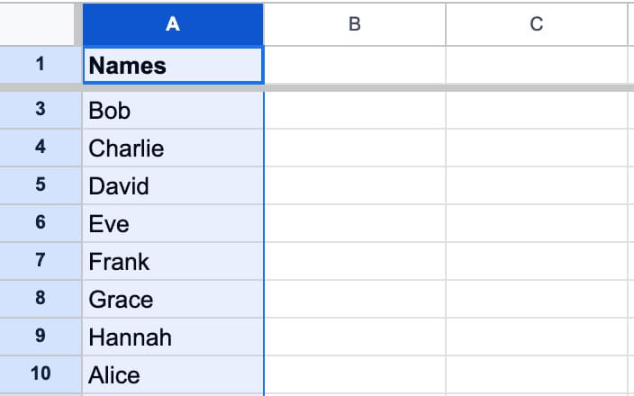 Select column to Highlight Duplicates in Google Sheets