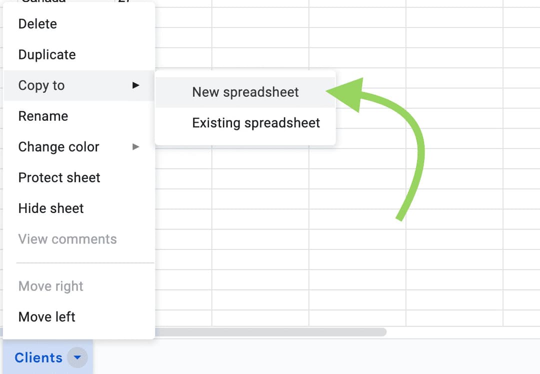 Copy sheet to Download a Single Tab in Google Sheets